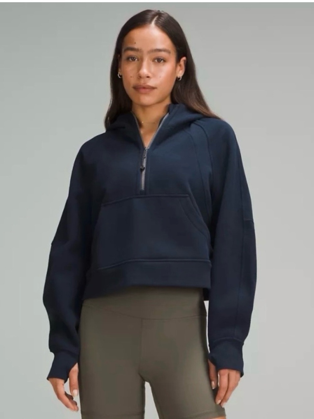 Lululemon scuba half zip true navy